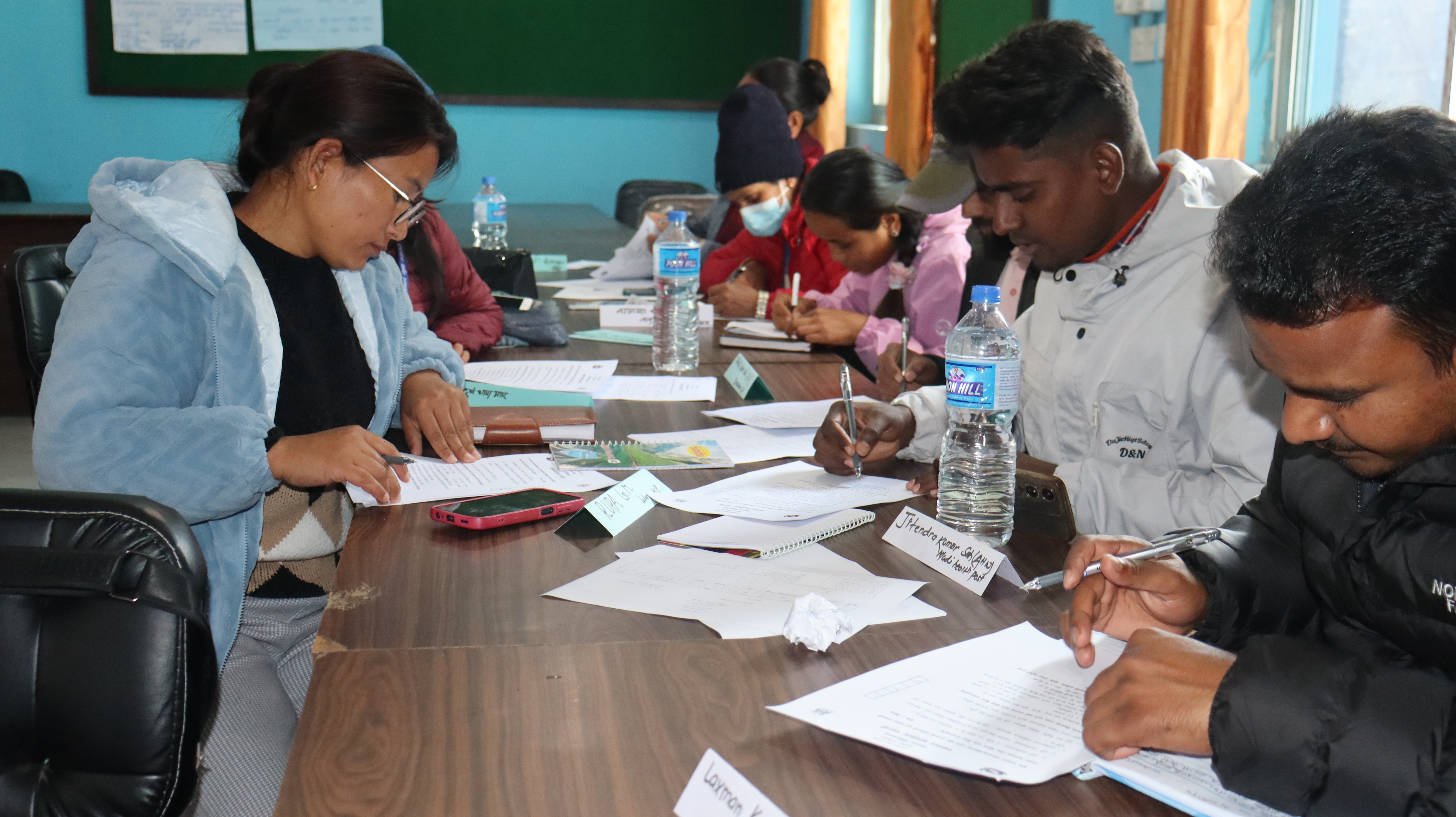 स्वास्थ्यकर्मीहरुको लागि खोप तथा सरसफाई प्रबर्द्धन सम्बन्धि २ दिने पुनर्ताजगी तालिम (तेश्रो ब्याच)