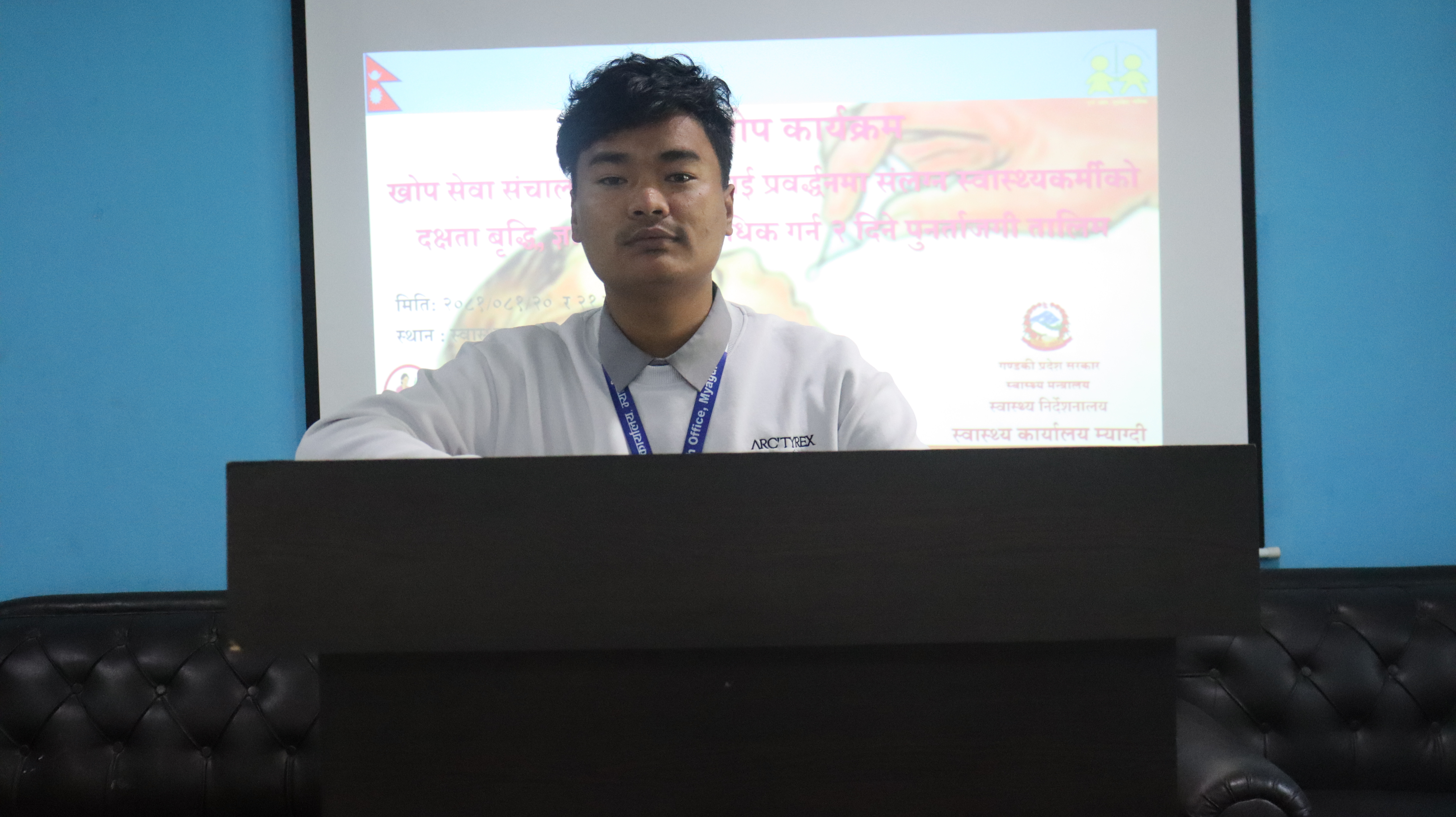 स्वास्थ्यकर्मीहरुको लागि खोप तथा सरसफाई प्रबर्द्धन सम्बन्धि २ दिने पुनर्ताजगी तालिम (तेश्रो ब्याच)