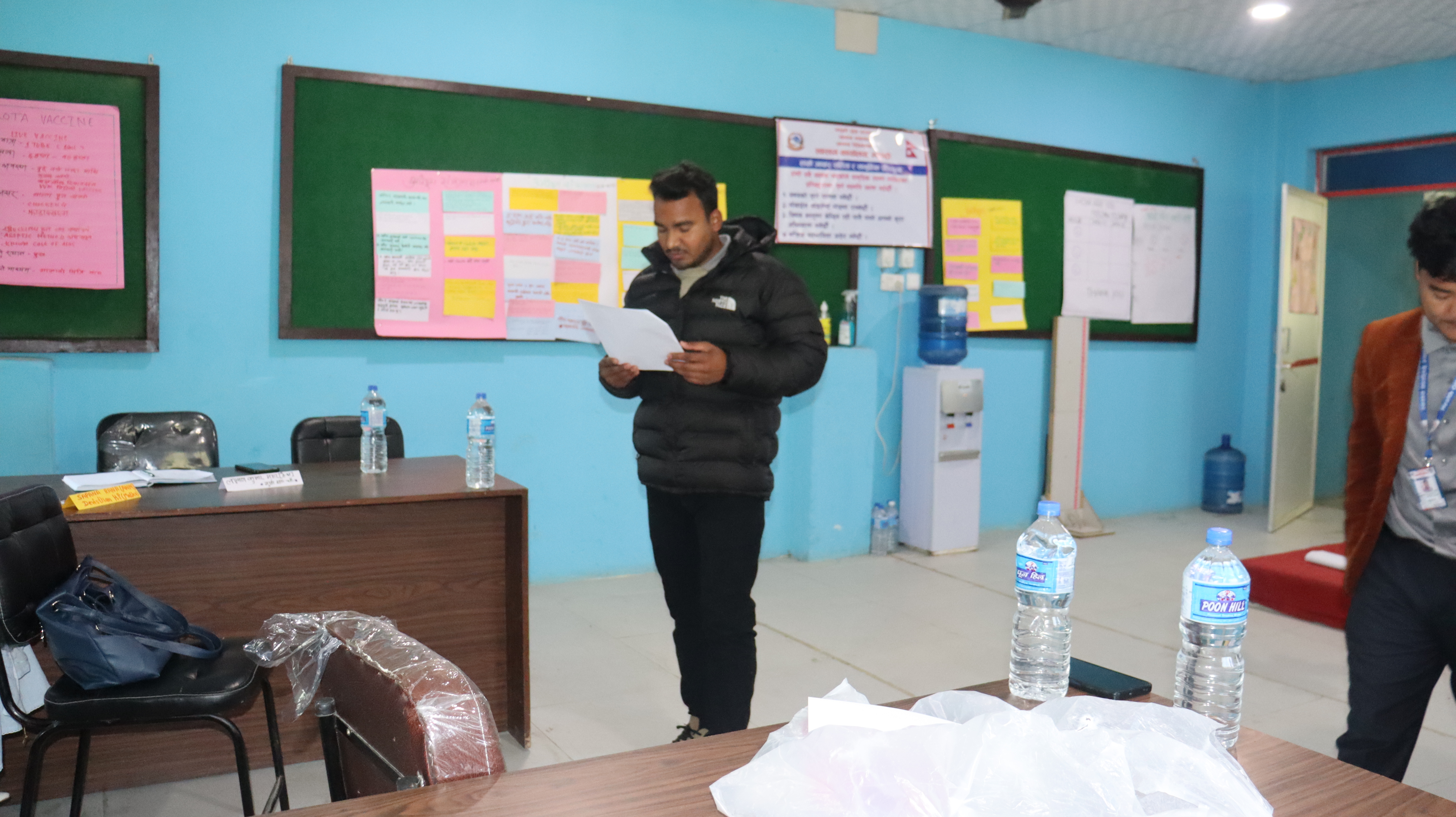 स्वास्थ्यकर्मीहरुको लागि खोप तथा सरसफाई प्रबर्द्धन सम्बन्धि २ दिने पुनर्ताजगी तालिम (तेश्रो ब्याच)